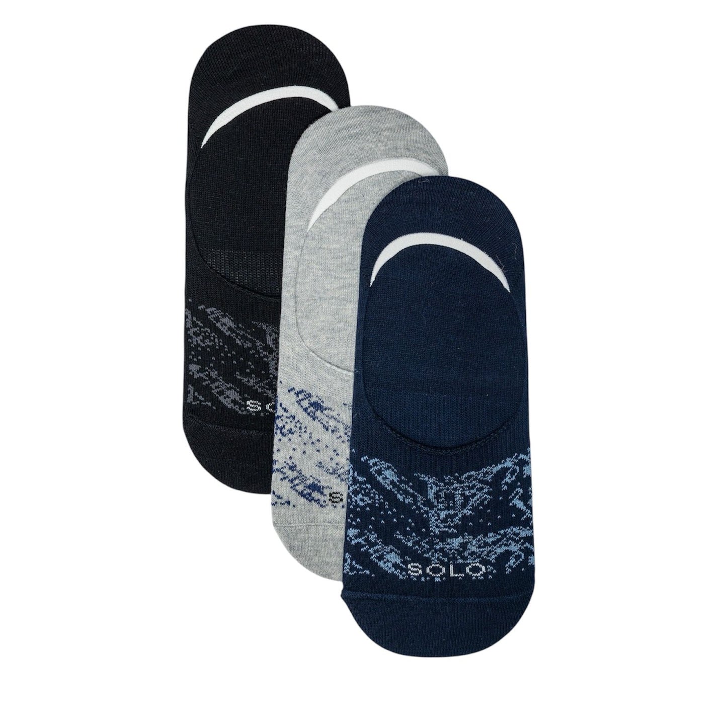 Solo Men Trendy Invisible Pack Of 3 Socks