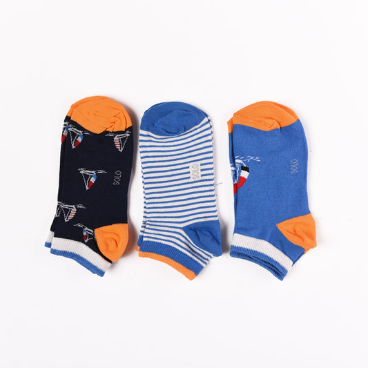 Trendy Ankle Socks Pack of 3