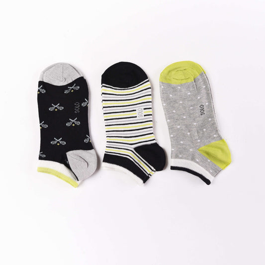 Trendy Ankle Socks Pack of 3