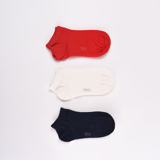 Basic Sneaker Socks Pack of 3